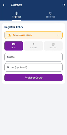 Cobros App Vendedor