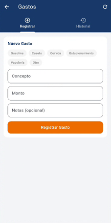 Gastos App Vendedor