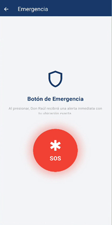 Botón de Emergencia App Vendedor